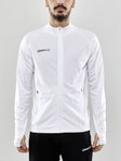 Craft Kurtka Treningowa Evolve Full Zip - wytrzymała kurtka Mid-Layer z materiału elastycznego - biała Mężczyźni